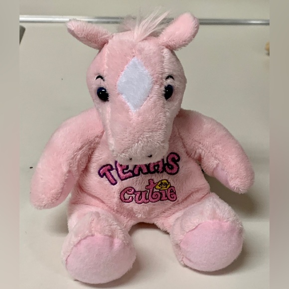 RGU Group Souvies Pink Plush *TEXAS CUTIE* Horse Stuffed Animal Souvenir - Picture 11 of 15